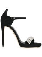 Loriblu Embellished Sandal Pumps - Black