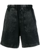 Ami Alexandre Mattiussi Short With Acid Washed Effect - Black