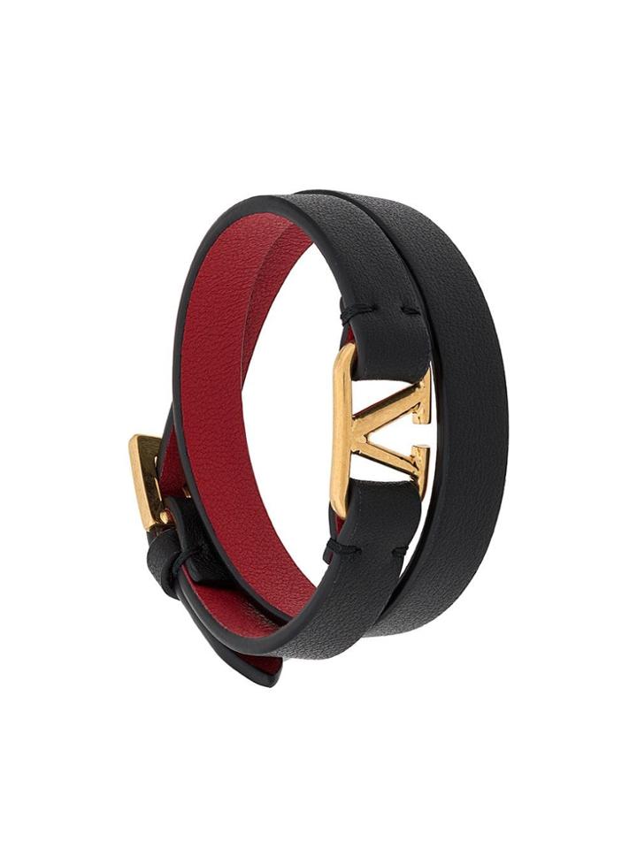Valentino Valentino Garavani Vlogo Bracelet - Black