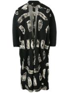 Homme Plissé Issey Miyake Pleated Pattern Coat - Black