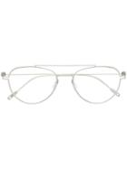 Montblanc Aviator Frame Glasses - Silver