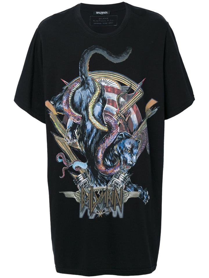 Balmain Panther T-shirt - Black