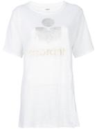 Isabel Marant Étoile - Kuta Logo T-shirt - Women - Linen/flax - S, White, Linen/flax