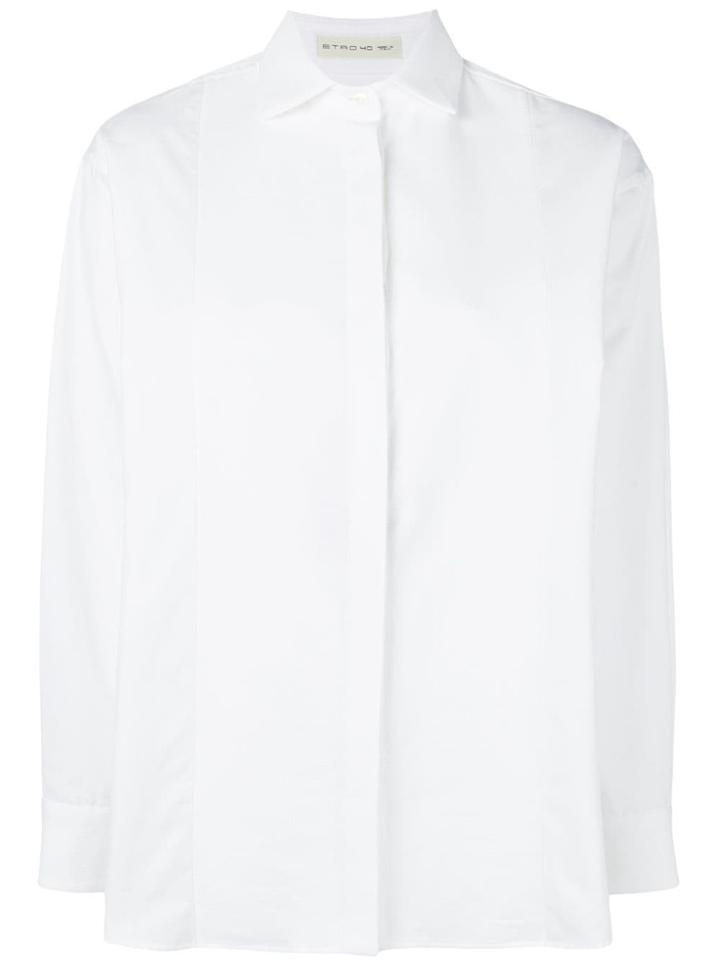 Etro Concealed Front Shirt - White