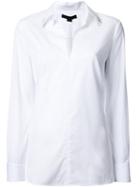 Alexander Wang Ring Pierced Collar Shirt, Women's, Size: 6, White, Cotton