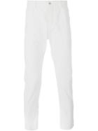 Attachment Straight Leg Trousers, Size: 4, White, Cotton/nylon/polyurethane