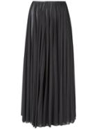 Céline - Long Pleated Skirt - Women - Polyester - 34, Women's, Grey, Polyester