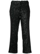 Zadig & Voltaire Posh Sequin Deluxe Trousers - Black