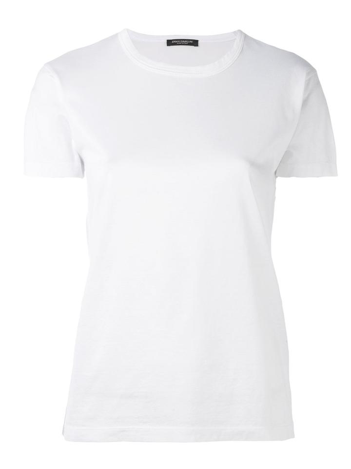 Erika Cavallini - Classic T-shirt - Women - Cotton - S, White, Cotton