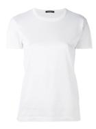 Erika Cavallini - Classic T-shirt - Women - Cotton - S, White, Cotton