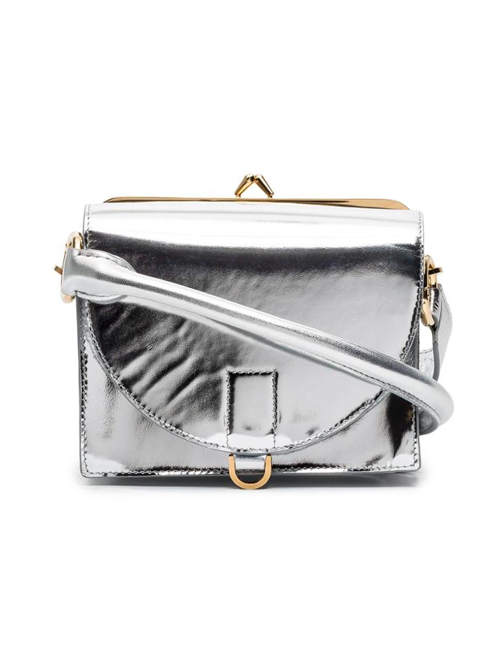 Sacai Metallic Leather Satchel