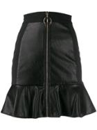 Elisabetta Franchi A-line Ruffled Skirt - Black