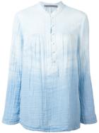 Sies Marjan Crinkle-effect Metallic Shirt - Blue