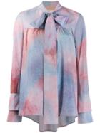 Ssheena Tie-dye Blouse - Blue