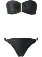 Lygia & Nanny Bandeau Bikini Set - Black