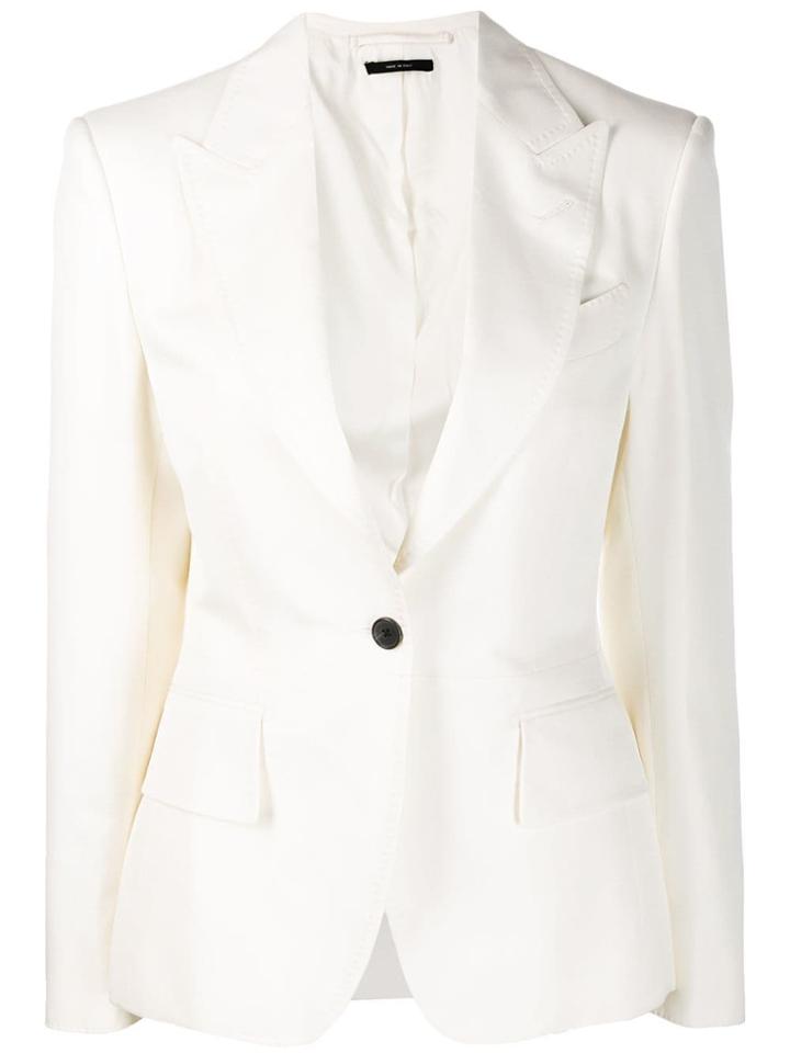 Tom Ford Single-breasted Blazer - White