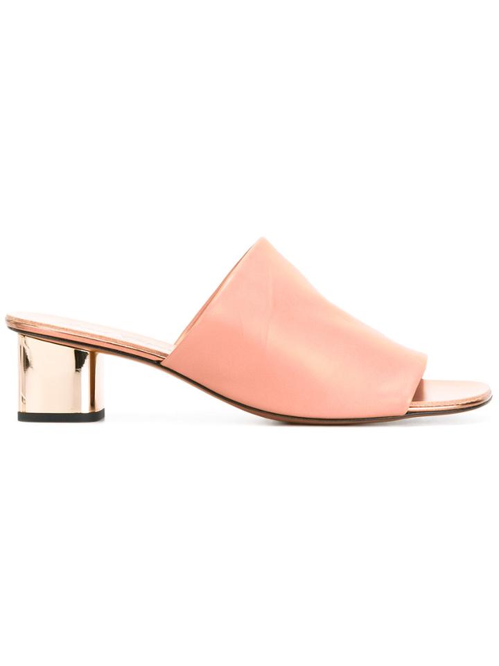Robert Clergerie Lato Mules - Brown