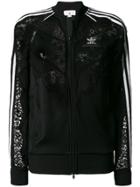 Adidas By Stella Mccartney 3-stripe Lace Jacket - Black