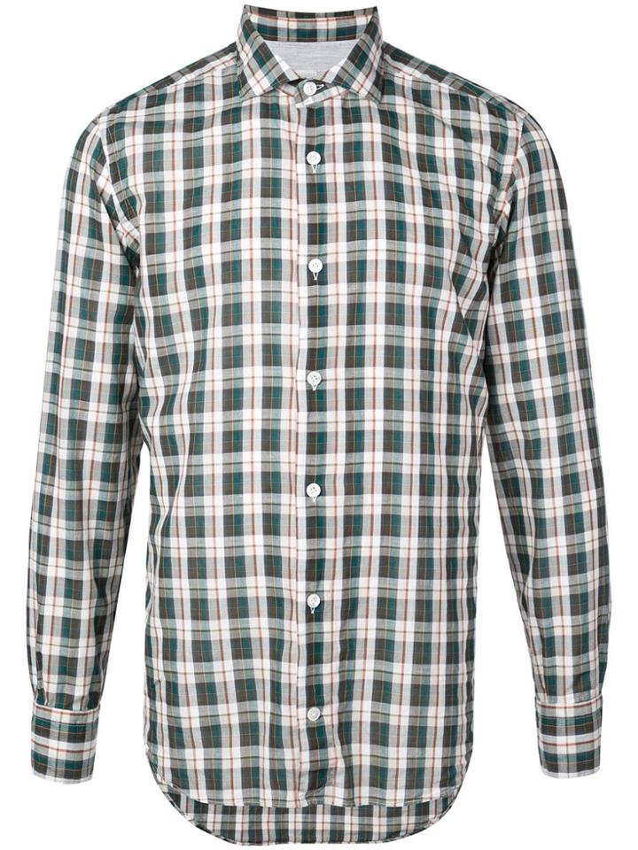Eleventy Checked Shirt - Multicolour