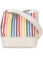 Loeffler Randall Rainbow Stripe Bucket Crossbody Bag - Multicolour