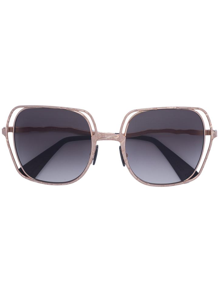 Kuboraum Gradient Sunglasses - Yellow & Orange