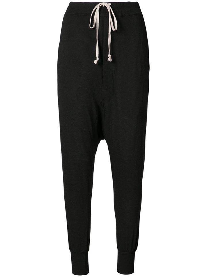 Rick Owens Lilies Loose Fit Pants - Black