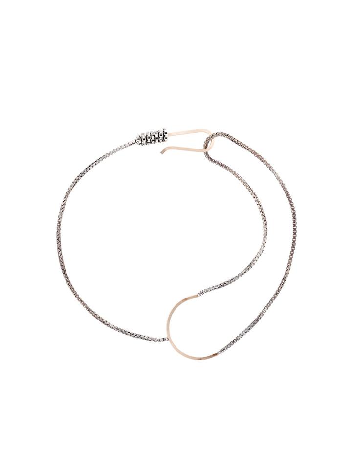 By Boe Asymmetric Chain Bracelet - Metallic