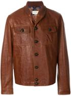 Gucci Shawl Collar Jacket - Brown