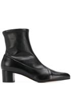 Antonio Barbato Block Heel Ankle Boots - Black