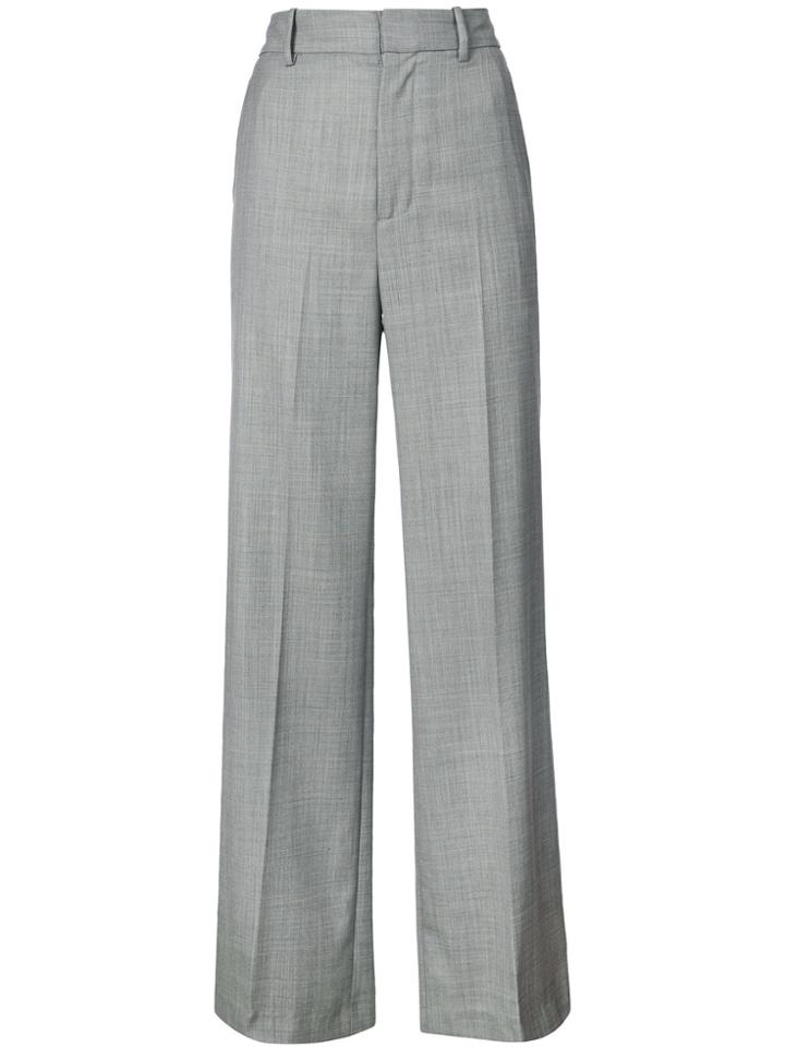 Nili Lotan Wide-leg Trousers - Grey