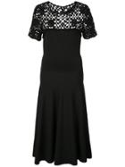 Carolina Herrera Cut-out Detail Knitted Dress - Black