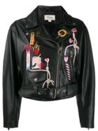 Temperley London Kyoto Leather Jacket - Black