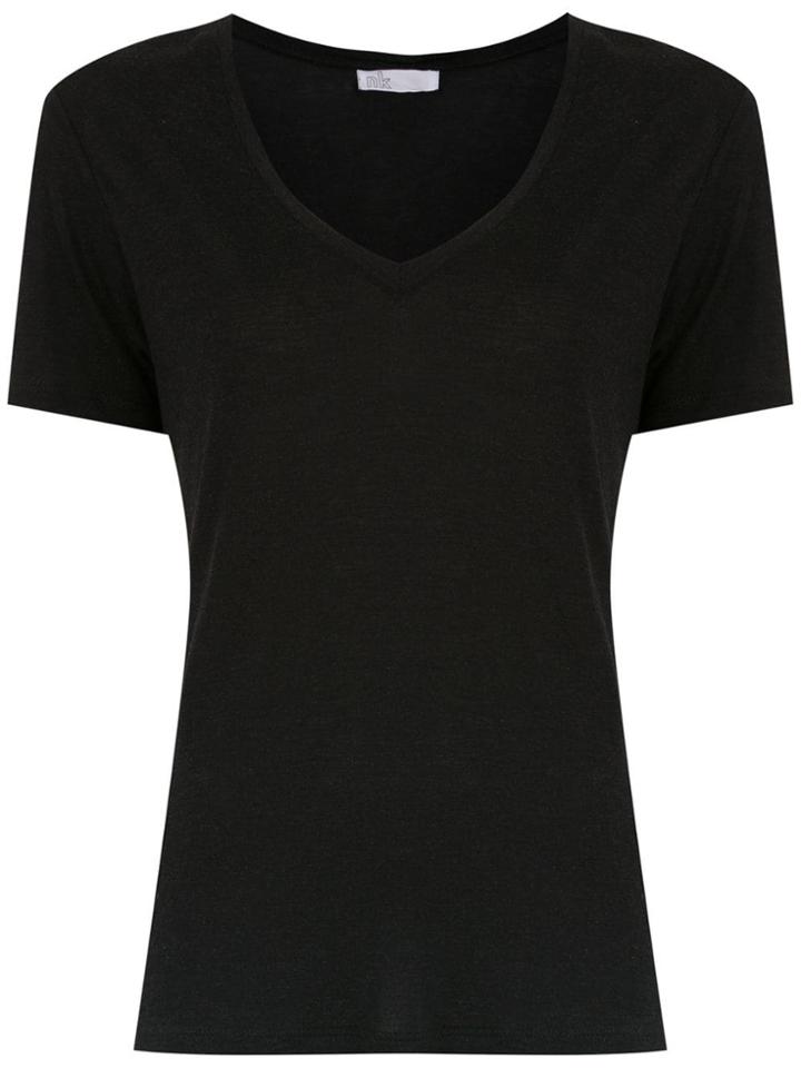 Nk V-neck Top - Black