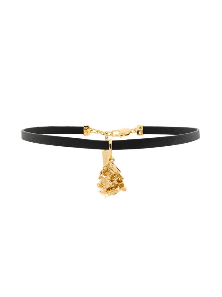 Coup De Coeur Vortex Stone Choker - Black