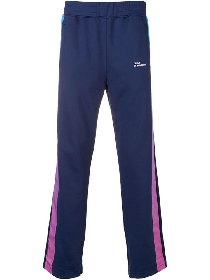 Drôle De Monsieur Shaded Trackpants - Blue