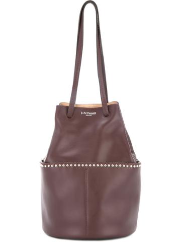 J & M Davidson Mini Daisy Studded Bag - Pink & Purple