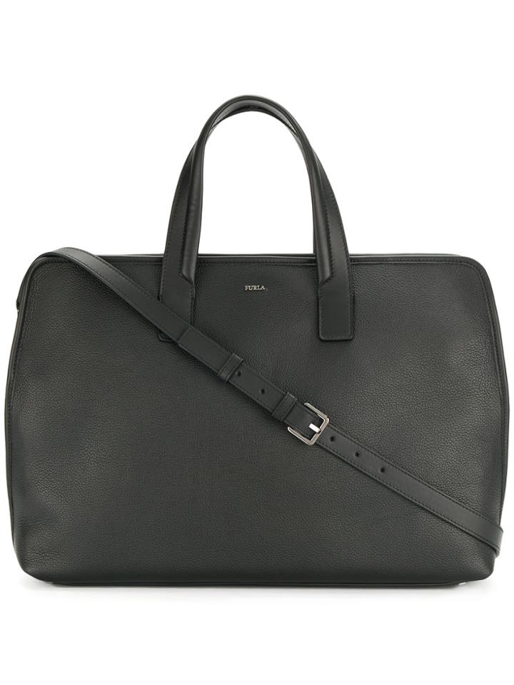 Furla Structured Tote Bag - Black