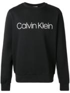 Calvin Klein Logo Print Sweatshirt - Black