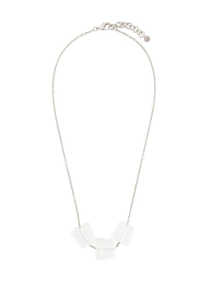 Mm6 Maison Margiela Triple Block Necklace - Metallic