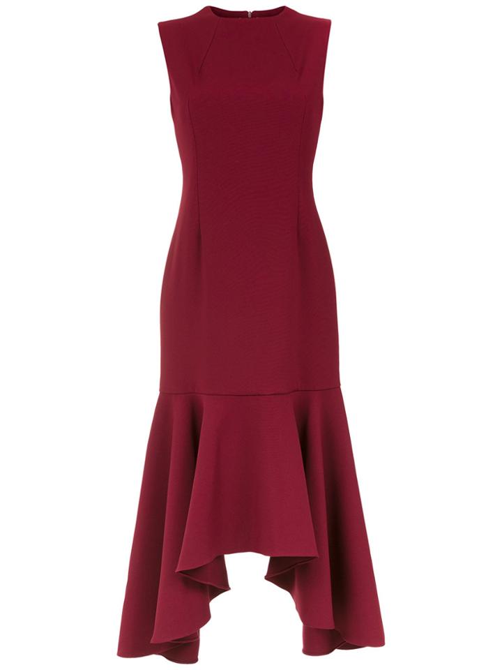 Olympiah Sisa Midi Dress - Red