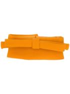 Miu Miu Oversized Bow Tie - Orange
