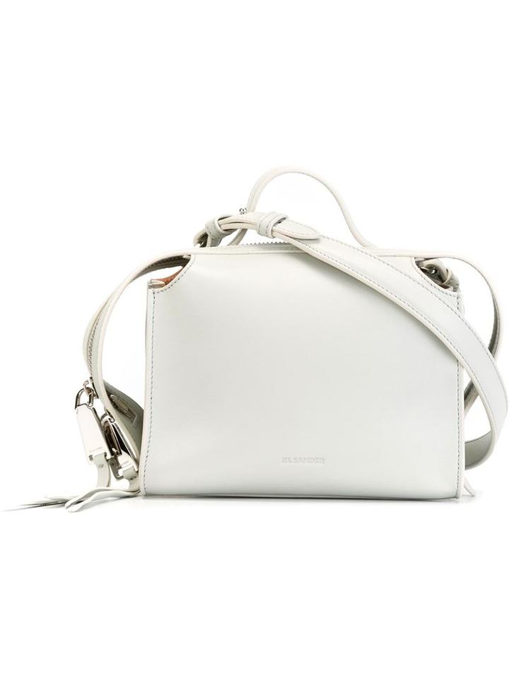 Jil Sander Small 'clover' Shoulder Bag, Women's, Nude/neutrals