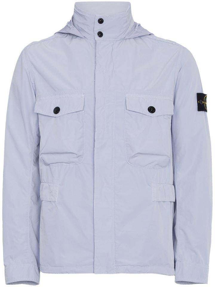 Stone Island David Tela Light Tc Jacket - Pink & Purple