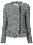 Iro Carolta Biker Jacket, Women's, Size: 40, Black, Viscose/cotton/polyester/acrylic