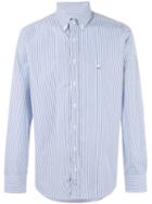 Etro Button-down Striped Shirt, Men's, Size: 43, Blue, Cotton