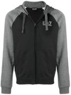Ea7 Emporio Armani Logo Print Track Suit - Grey