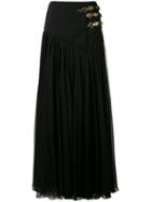 Lanvin Belted Maxi Skirt - Black