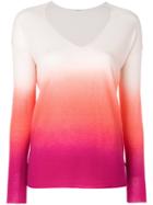 Majestic Filatures Gradient Effect Jumper - Pink & Purple