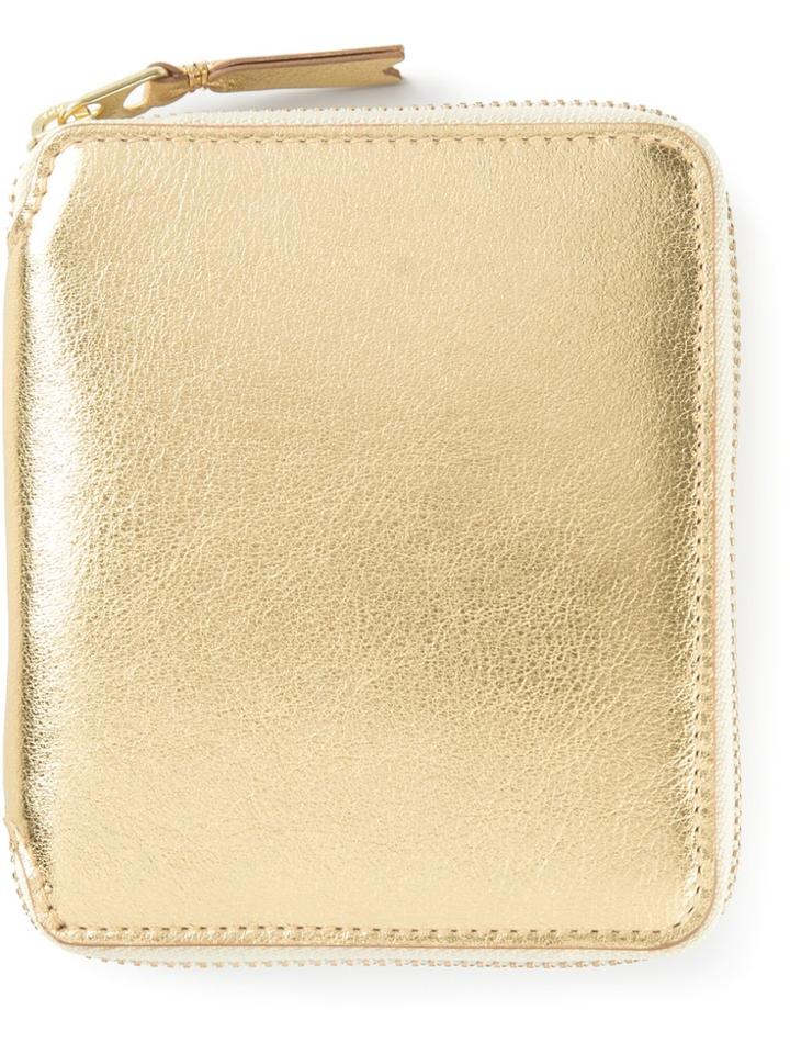 Comme Des Garçons Wallet Metallic Zip Wallet