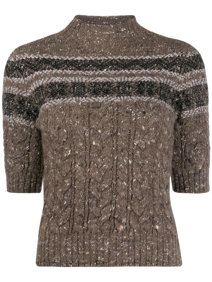 Lorena Antoniazzi High Neck Jumper - Neutrals